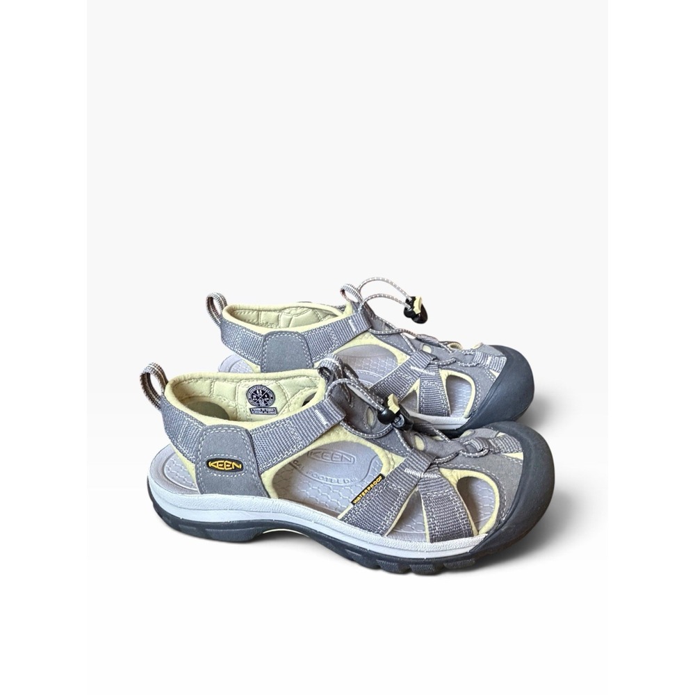 KEEN Venice H2 Women's 8.5 Gargoyle Custard Waterproof Hiking Sandals NIB NEW